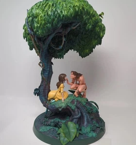 Disney Parks 2024 Tarzan & Jane 25th Anniversary Figur Statue D23 Leuchtbox - Bild 1 von 15
