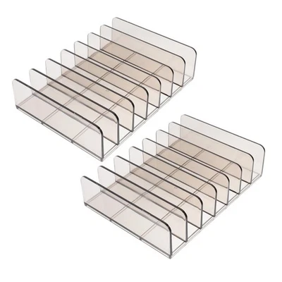 2Pcs Money Holder Ticket Storage Case Desk Organization Household Storage Box - Image 1 of 4