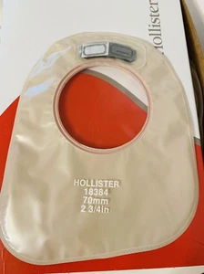 30 Hollister 18384 New Image 2-Pc 7” Closed Mini Ostomy Pouch 2-3/4" Pack /30 - Picture 1 of 5