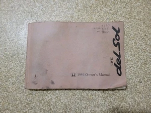 1994 Honda Del Sol VTEC Model Owners Manual User Guide Operator Book OEM Used - Bild 1 von 3
