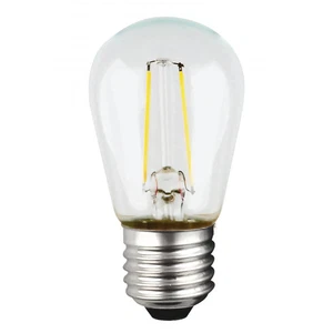 1 Watt LED - S14 - Clear - Medium base - 2700K - 120 Volt - 24-Pack - Picture 1 of 6