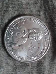 LOT 2022 P SALLY RIDE QUARTER - CHIN CHIP ERROR - GEM - DDR - DOUBLE DIE REVERSE - Picture 1 of 9