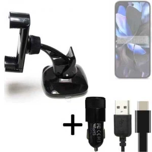 Pour Google Pixel 9 Pro XL Support téléphone voiture + CHARGEUR titulaire moun - Photo 1/6