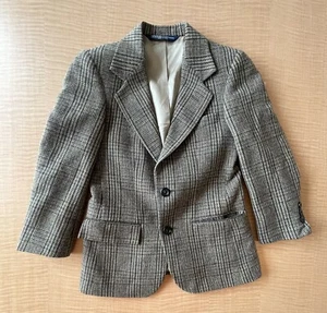 Vintage Polo Ralph Lauren Youth 3 Button Blazer Jacket Wool Size 7 USA Made - Picture 1 of 5