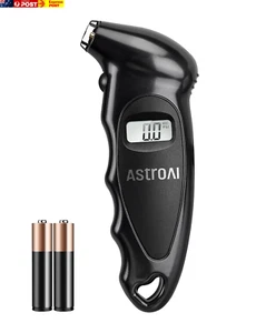 Digital Tyre Pressure Gauge 150 PSI with Replaceable AAA Batteries, with Backlit - Picture 1 of 9