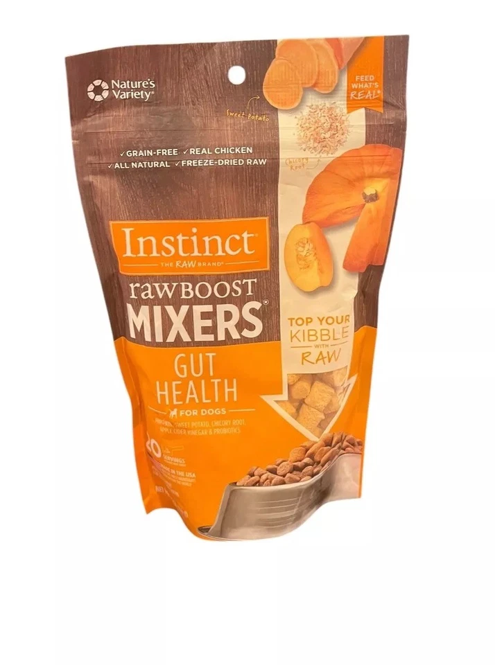 New Instinct Raw Boost Mixers Gut Health Food Topper For Dog 5.5 Oz. Exp 9/26 - Image 1 of 1