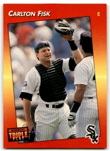 1992 TRIPLE PLAY CARLTON FISK CHICAGO WHITE SOX #149 - Picture 1 of 2
