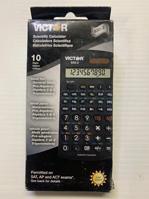 Victor 930-2 Scientific Calculator. Brand New. Solar Powered. - Image 1 of 2