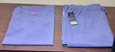 Natural Uniforms Women's Modern Fit - Cool Stretch Scrub Top and Cargo Pant Set - Image 1 of 4