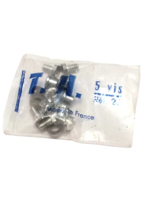 TA Specialites Chain Ring Bolts: NOS:  Set Of 5: Ref:25 - Image 1 of 4