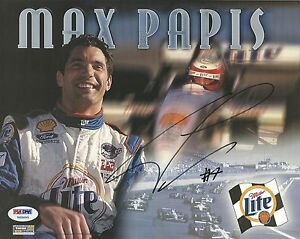 Max Papis Signed 8x10 Photo PSA/DNA COA NASCAR Champ Car 00 Championship Series