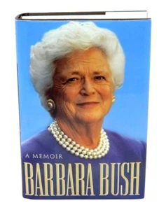 AUTOGRAPHED "A MEMOIR" BY BARBARA BUSH SIGNED EDITION HC BOOK WITH DUST JACKET - Imagen 1 de 11