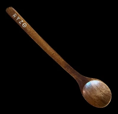 RYZE Brand Mushroom Coffee-Handmade Acacia Wood 6.5” Spoon EUC - Image 1 of 4