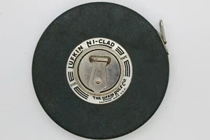 Vintage Lufkin 100' Steel Tape (#436) mit orig. box und instr. blatt - Bild 1 von 4
