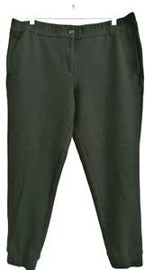Lot of 2 Ann Taylor Loft Womens Cropped Jogger Pants Black, Gray Stretch 12 - Picture 1 of 9