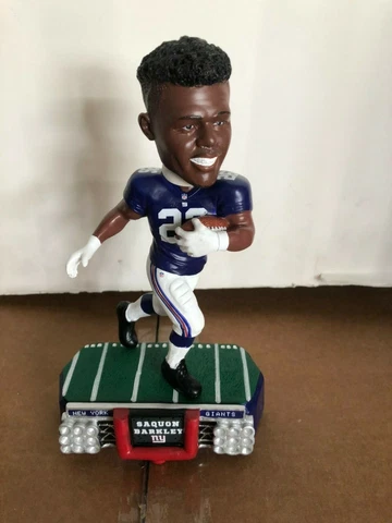 Saquon Barkley New York Giants  NEW FOCO '19 Stadium Lights FB Bobblehead NIB Cover