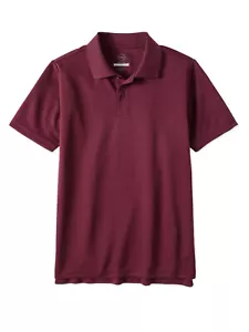 Wonder Nation Boys School Uniform Short Sleeve Performance Polo Shirt Husky XL - Picture 1 of 4