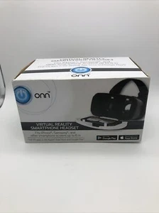 NEW ONN Virtual Reality Smartphone Headset White Fits iPhone Samsung Up To 6"  - Picture 1 of 3