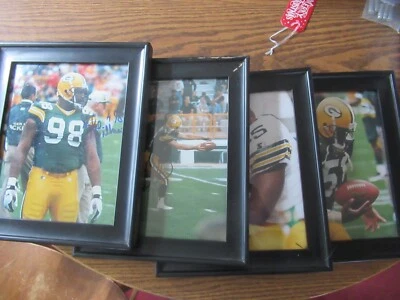Green Bay Packers lot of 4 signed photos Bernardo Harris Brian Williams Henrich+ - Image 1 of 4