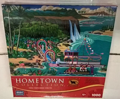 Fern Grotto 1000 pc Mega Puzzle Tropical Wedding Heronim Art Hometown Collection - image 1 of 4