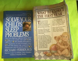 Solve your Child's Sleep Problems and What to Expect the First Year Book Lot - Imagen 1 de 1