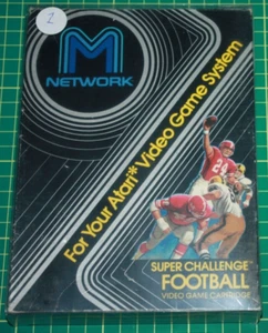 Boxed Atari 2600 Game:  M Network Super Challenge Football #1 - Picture 1 of 6