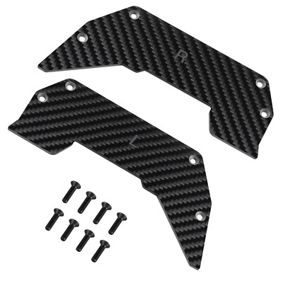 AXSPEED Carbon Fiber Air Dam Diffuser Wheel Cover for 1/7 ARRMA Infraction 6S BLX - Image 1 of 4