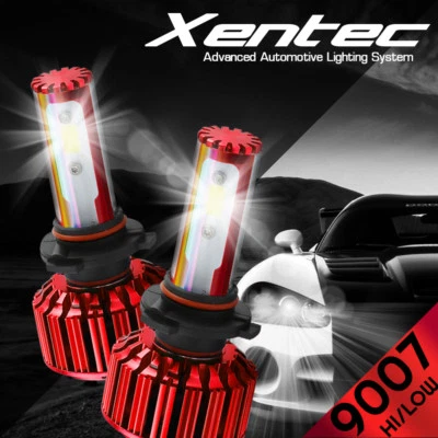 Kit faros LED HID XENTEC 9007 HB5 blanco para Mitsubishi Outlander 2003-2004 Foto 1 de 4