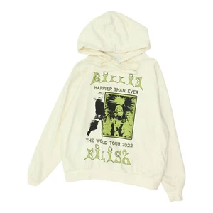 Sudadera con capucha Billie Eilish para hombre | Pullover Happier Than Ever World Tour sudadera con capucha blanca - Imagen 1 de 6