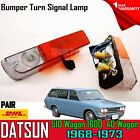 For 1968-73 Nissan Datsun 510 1600 Wagon 4D Front Bumper Turn Signal Lamp Light