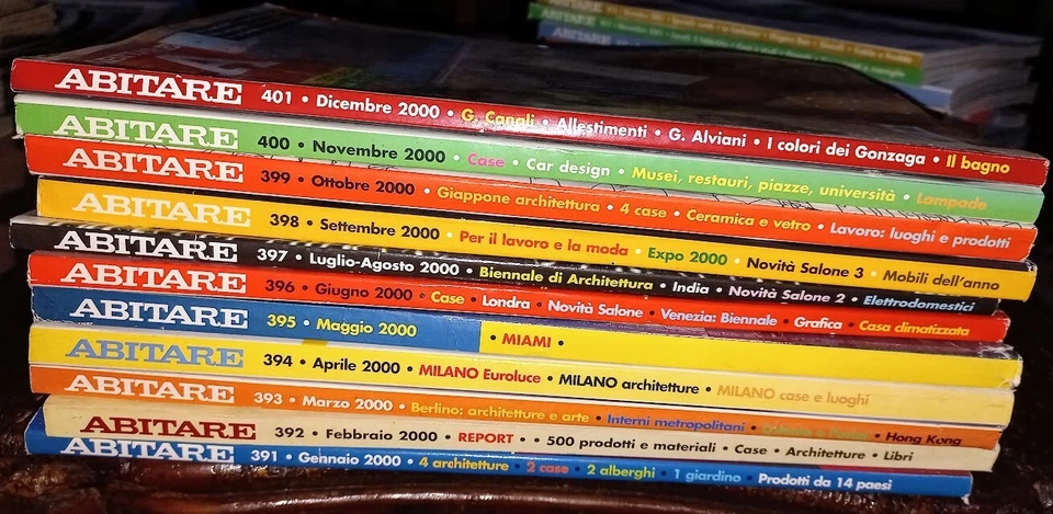 Dwell Magazine Of Architecture Year's Issues Completa 2000 N.391 401 Minetto - Image 1 of 1