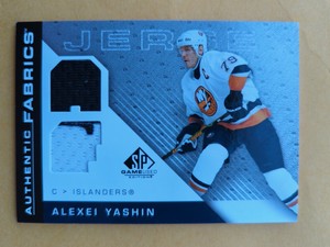 2007-08 SP Game Used Edition Authentic Fabrics Alexei Yashin #AF-AY