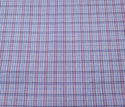 Impresiones de un día de 1930 por Benartex reproducción de saco de alimentación azul impreso a cuadros Foto 1 de 3