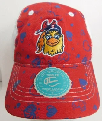 Toledo Mud Hens Cap Toddler aprx 3 to 5 MiLB Minor League Baseball Ohio Hat pink - Image 1 of 4