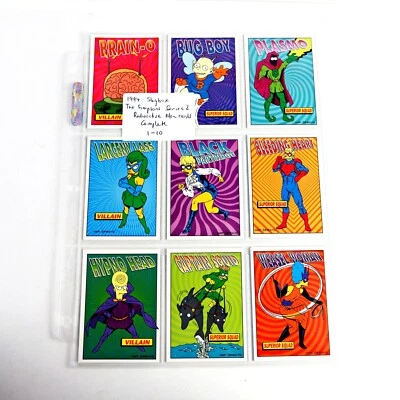 1994 Skybox The Simpsons Series 2 Radioactive Man Cards Complete 1-10 Bongo - Image 1 of 2