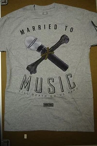 T-shirt uomo ImKing sposata con musica grigia con grafica nuova - Foto 1 di 1