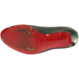 Christian Louboutin Size 36 Women's Square Toe Leather Boots in Black - Picture 1 of 6