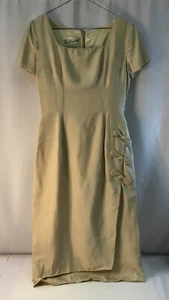 Abito vintage in seta Mr. Blackwell Design per Pearl Ingham a matita - Foto 1 di 8