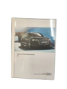 MANUALE USO E MANUTENZIONE AUDI A3 8v 2017-2020  ITALIANO STAMPATO E RILEGATO - Foto 1 di 3