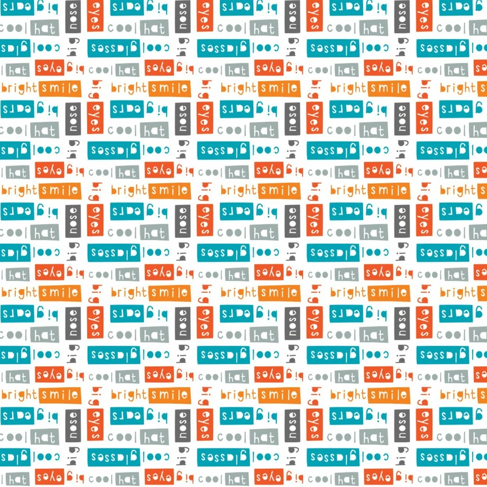 Hasbro Collection - Mr. Potato Quotes - Multi Cotton Fabric Sold By The Yard - Image 1 of 1