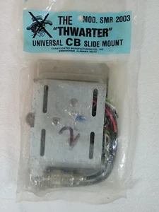 VTG UNIVERSAL CB SLIDE MOUNT "The Thwarter" Bolts and Screws Included USA - Zdjęcie 1 z 4