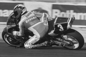 Suzuki racer Miguel Duhamel 1990 Bol d'Or circuit of Le Castellet motorcycle - Picture 1 of 1