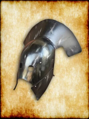 Casco Medieval Negro Uruk Hai LOTR Guerrero Caballero - Cosplay Armadura - Disfraz Larp Foto 1 de 4