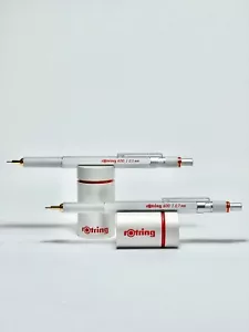 Vintage Rotring 600 retractable mechanical pencil gold tip 0.5 and 0.7, Germany - Picture 1 of 9