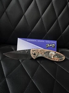 Herbertz 3D Hirschmotiv, Einhandmesser, 8,3cm Klinge , 533712, rostfrei Taschen - Bild 1 von 8