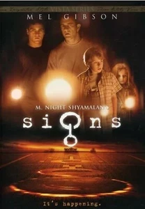 SIGNS - Mel Gibson DVD 2002 **DVD DISC AND ARTWORK ONLY** NO CASE - Imagen 1 de 1