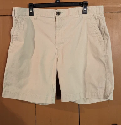 Orvis Mens Shorts Beige Khaki Size 38 Outdoor Hiking Casual Chino 8" Inseam - Image 1 of 4