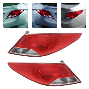 Left+Right For 2015-17 Hyundai Accent Sedan Halogen Tail Lights Rear Brake Lamps - Picture 1 of 17