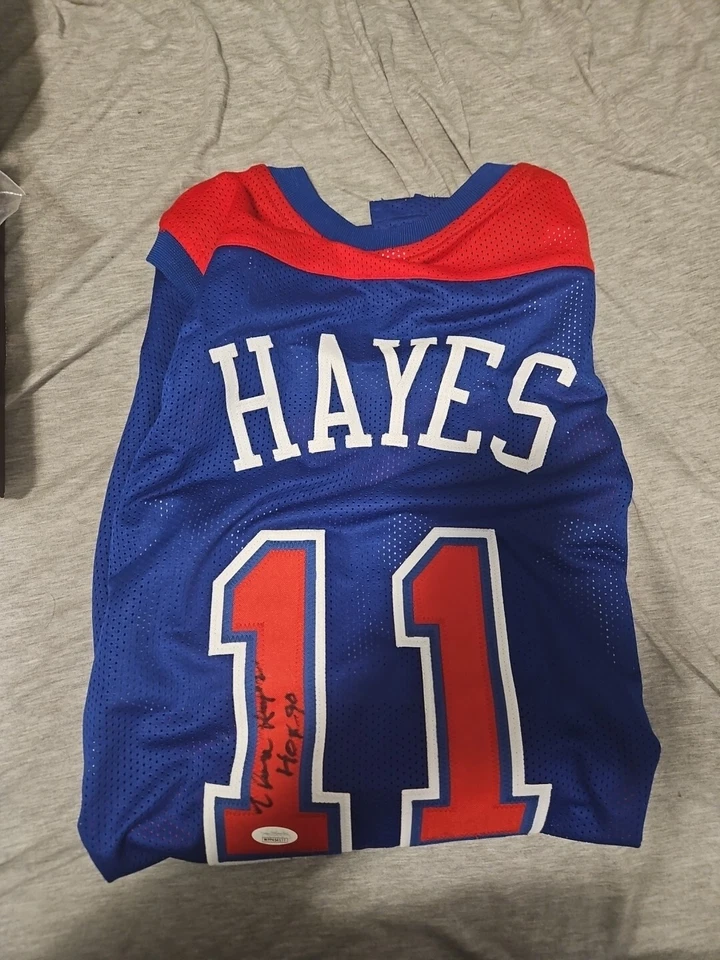 Washington Bullets Elvin Hayes Autographed Pro Style Jersey JSA Authenticated XL - Изображение 1 из 1