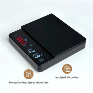 Mini Báscula de Café Nano con Temporizador Báscula de Espresso con Tara Automática Touch Sen - Imagen 1 de 15